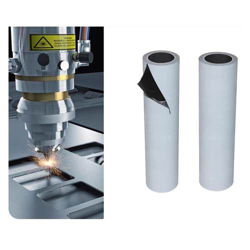 超高粘度黑白激光保护膜不锈钢板拉丝铝板铜板激光切割加工防画伤