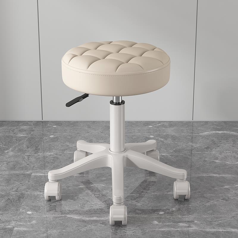 美容院凳子滑轮旋转升降圆凳化妆梳妆凳美发美甲理发椅吧凳大工椅