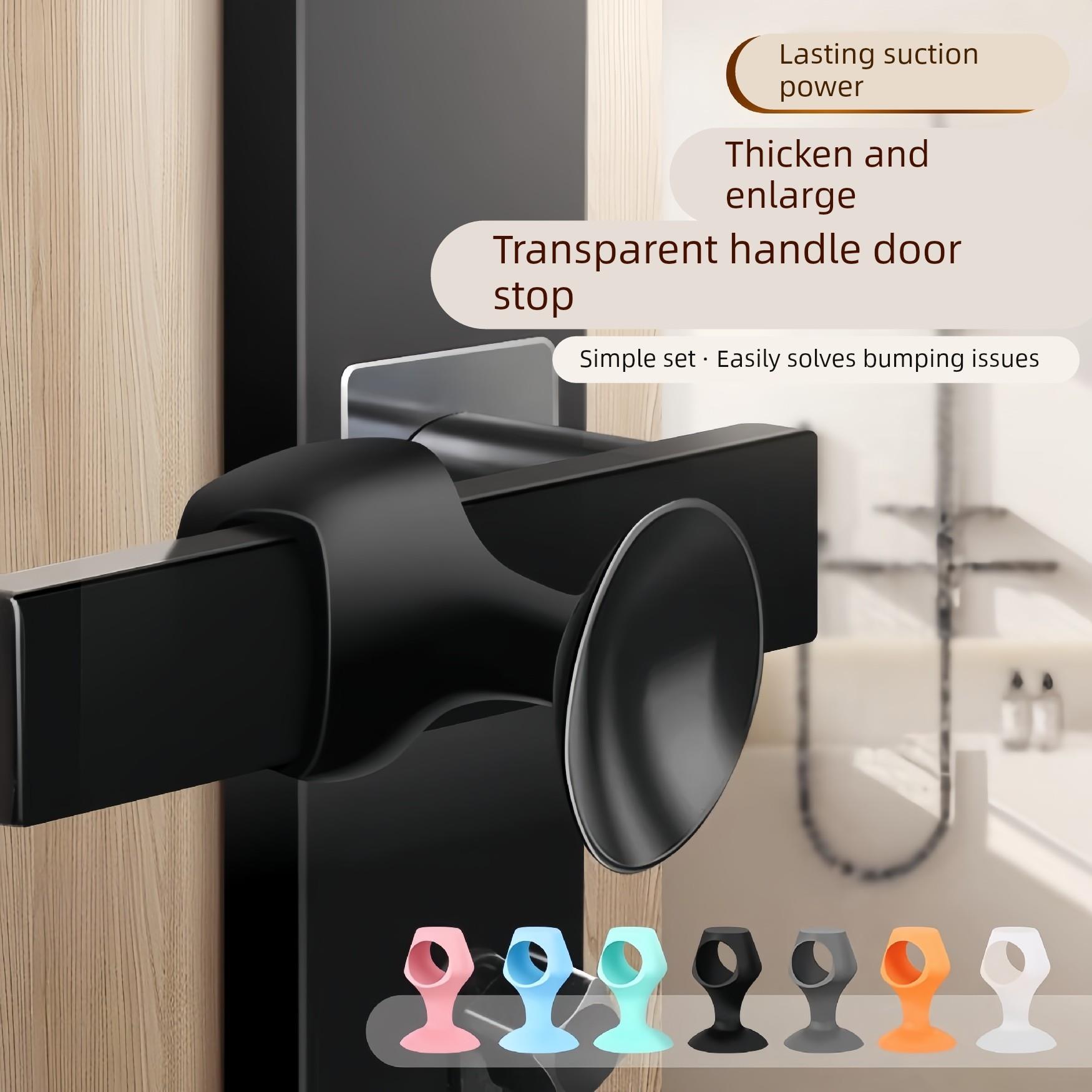 日本门把手防撞硅胶后门吸盘窗户浴室入口垫防护罩防撞神器贴纸
