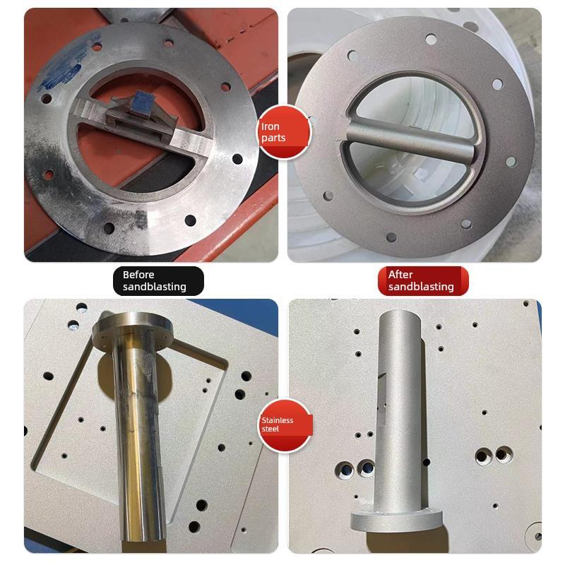 喷砂机小型9060手动高压喷砂除锈机模具抛光翻新喷砂机去除氧化皮