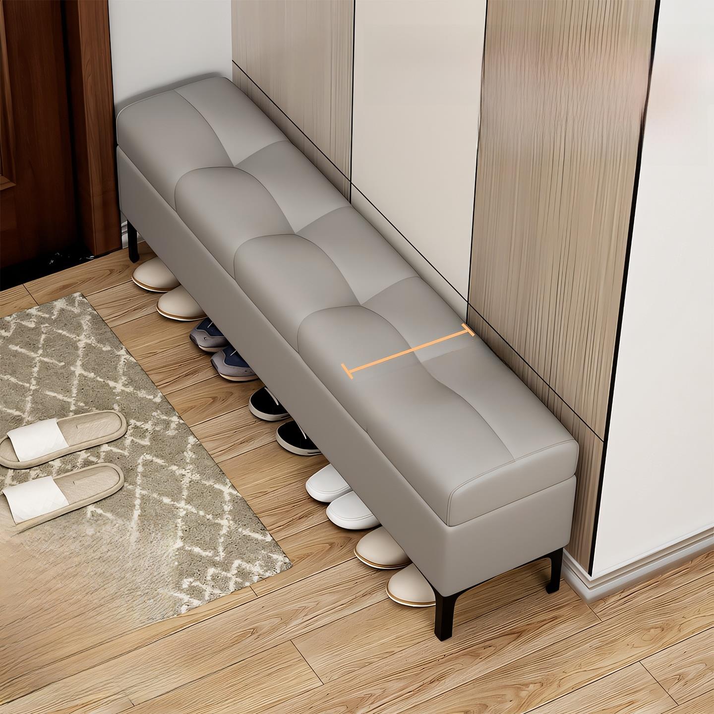 入口换鞋凳门口家居服装店试衣间换鞋凳入口超窄收纳沙发凳