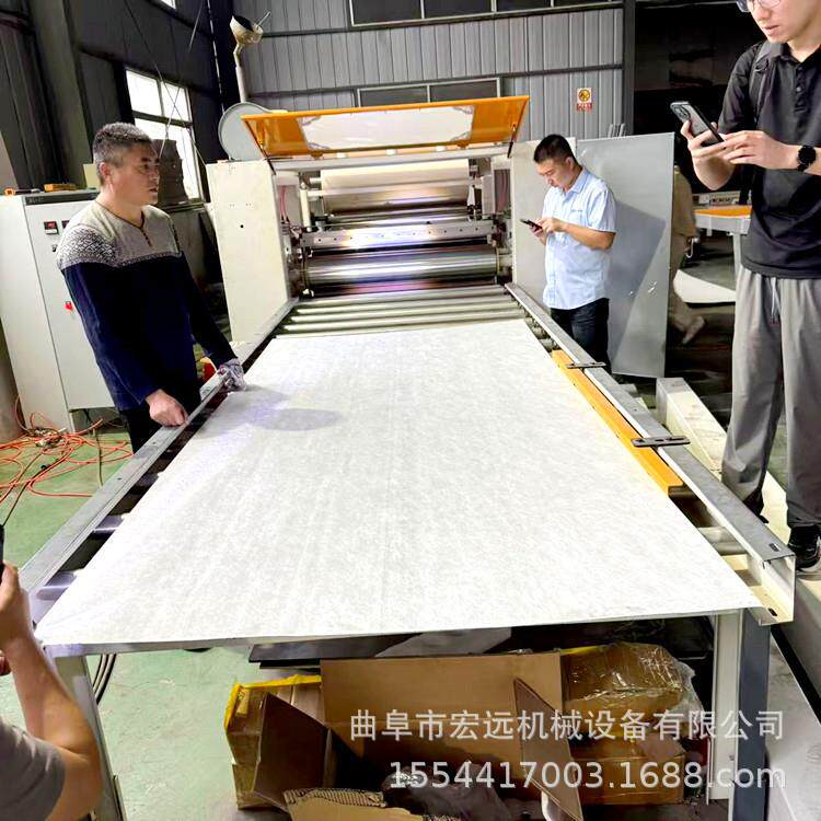 板材设备生产线大量销售贴面机 多功能半自动贴面机 木皮贴面机