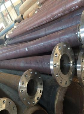 厂家供应钢制双法兰穿墙短管 20#双法兰钢管 Steel Flanged pipe