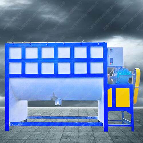 饲料油温加热搅拌机 广西混料机大功率工业拌料机 卧式匀料机