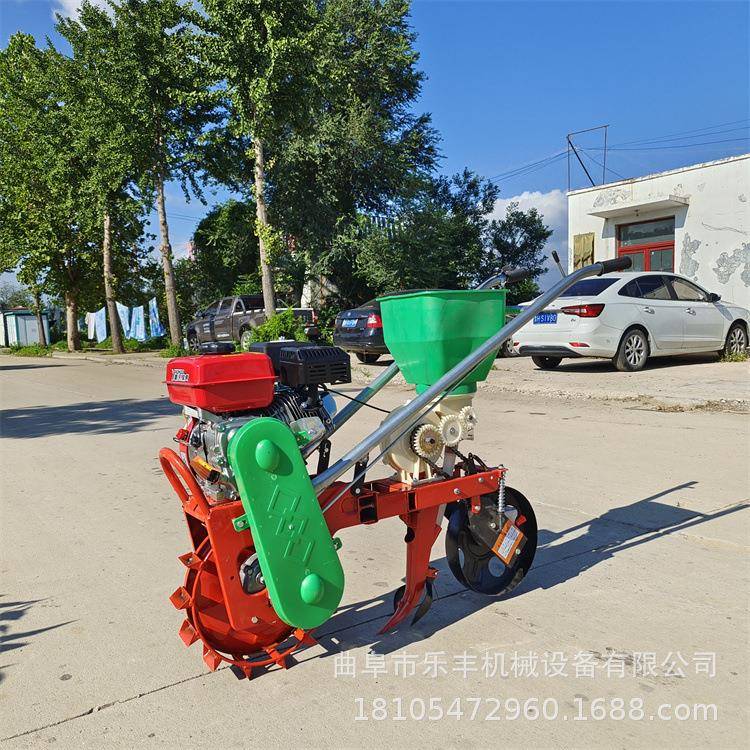 供应汽油动力玉米花生精播机 施肥播种机 170型号玉米大豆播种机
