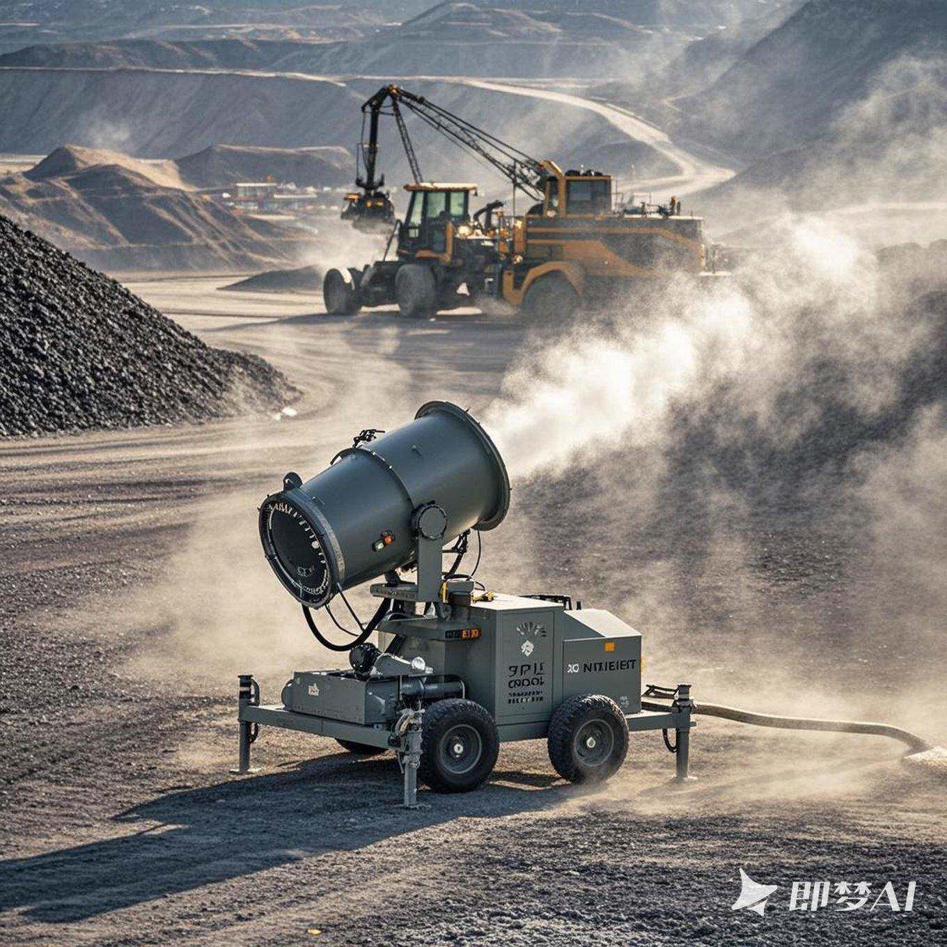 邹城生产50米雾炮机 环保除尘远程射雾器 带伴热装置 PLC控制