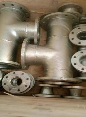 定做02S403三通 DN1000 PN1.0MP大口径三通 钢制全法兰三通