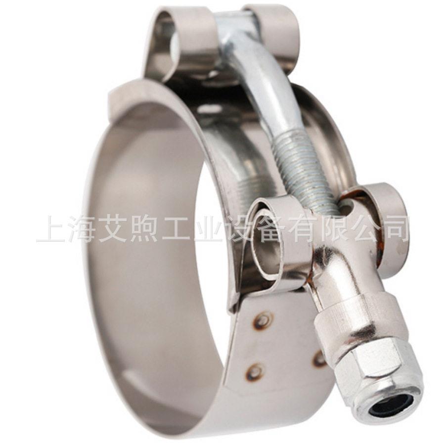 厂家供应 201/304不锈钢T型弹簧强力喉箍卡箍 汽车专用抱箍喉箍