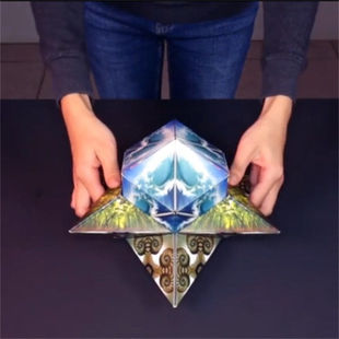 立体几何磁力魔方儿童益智拼接多种造型变换智力玩具魔方迷你百变