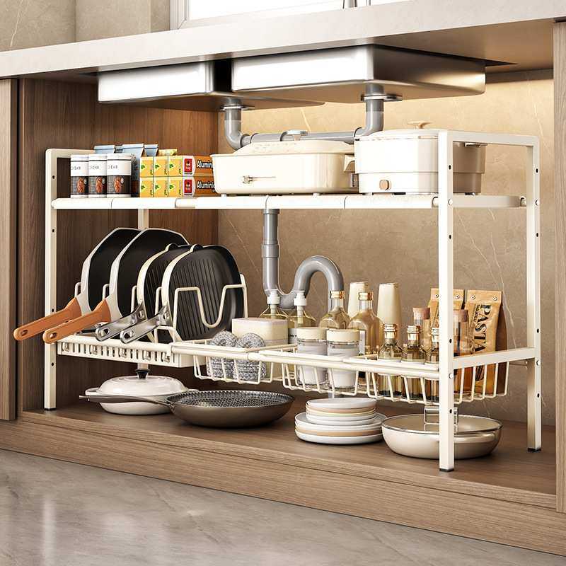 厨房可伸缩下水槽置物架家用橱柜分层架锅架多功能锅具收纳架爆款,模玩/动漫/周边/娃圈三坑/桌游,模型制作工具/辅料耗材,淘宝优惠券,粉丝福利购,淘宝优惠卷
