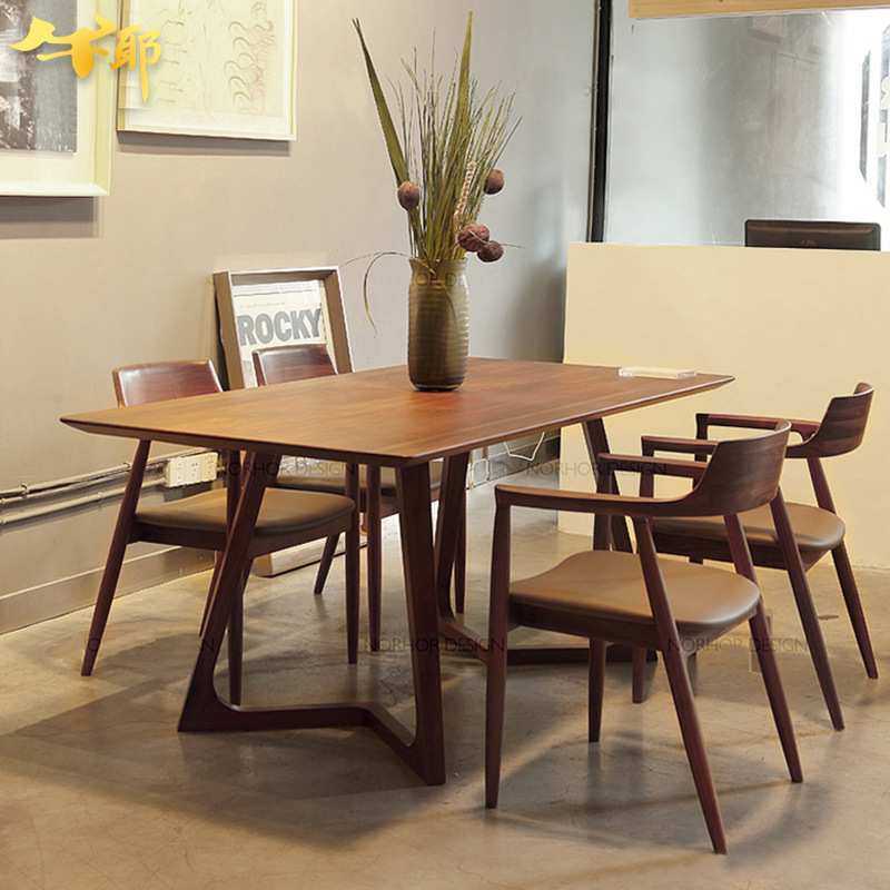 北欧实木复古餐桌椅组合客厅家用长方形餐桌椅餐厅酒店原木长餐桌,农机/农具/农膜,其它农用工具,淘宝优惠券,粉丝福利购,淘宝优惠卷