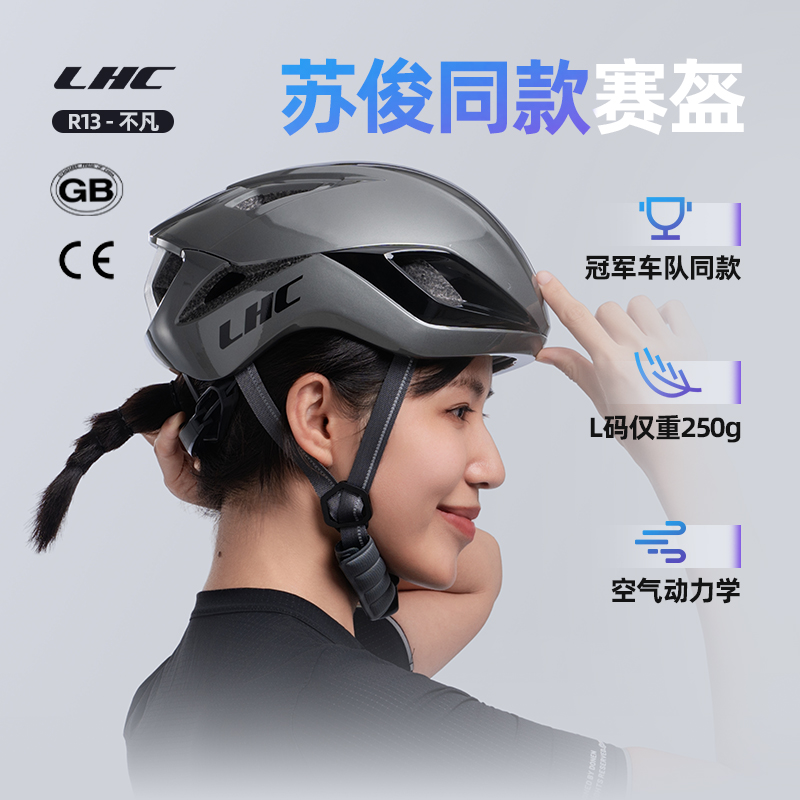 LHCR13气动破风专业竞速骑行头盔