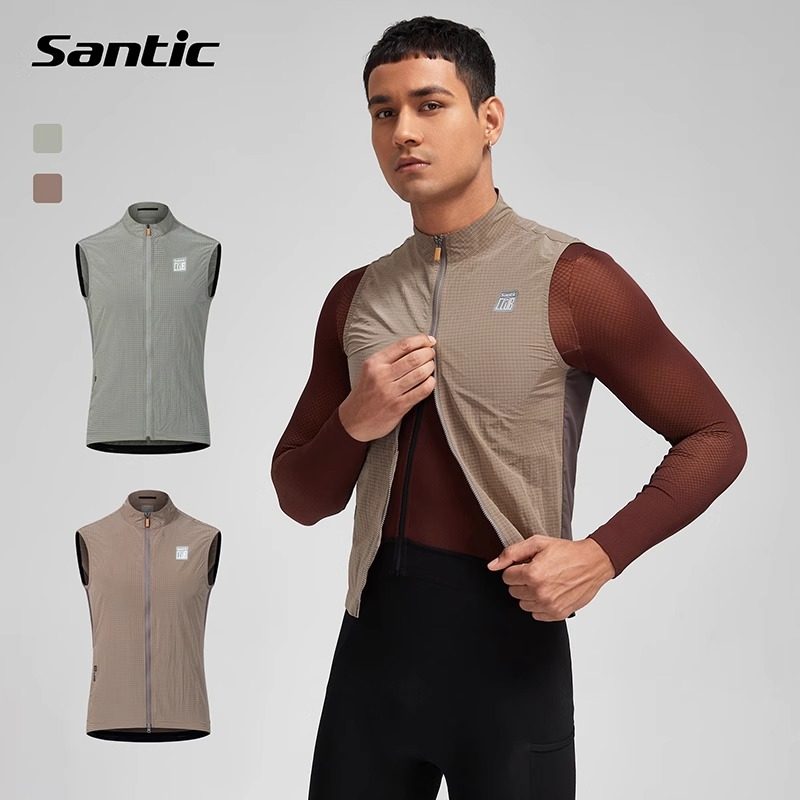Santic森地客春秋无袖防风骑行马甲百搭外套轻量透气骑行背心十方,自行车/骑行装备/零配件,骑行马甲,淘宝优惠券,粉丝福利购,淘宝优惠卷