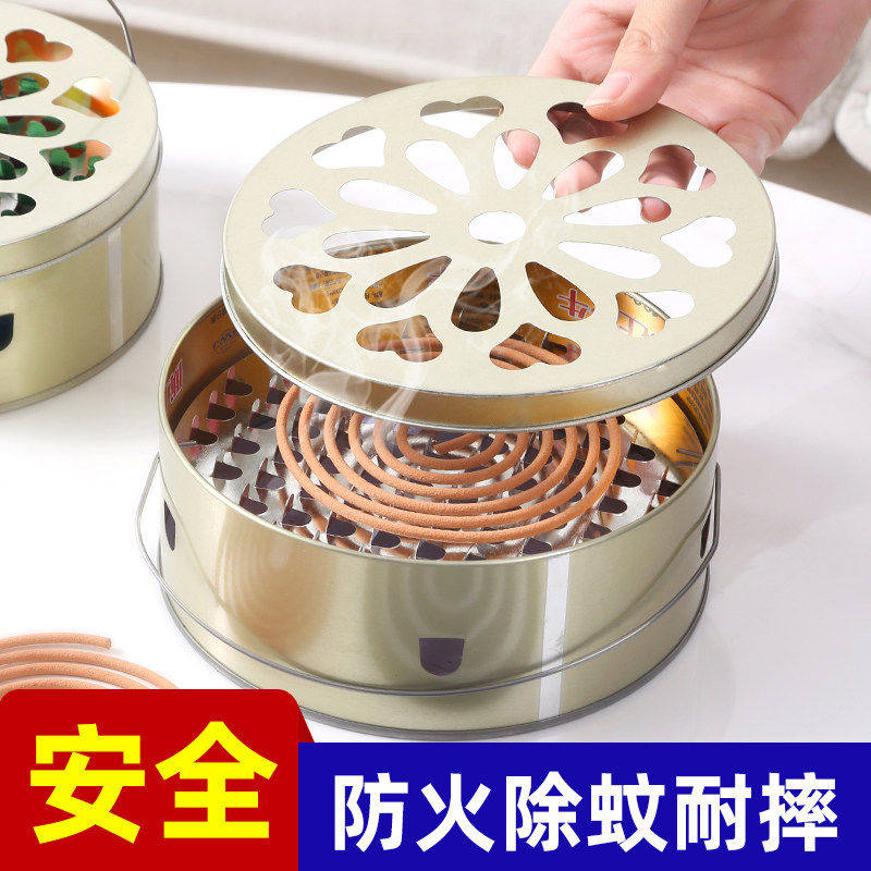 创意蚊香托盘架子带盖手提图片