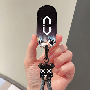 适用于华为问界汽车钥匙壳M5卡片包M7M8M9扣2025新款问界要保护套