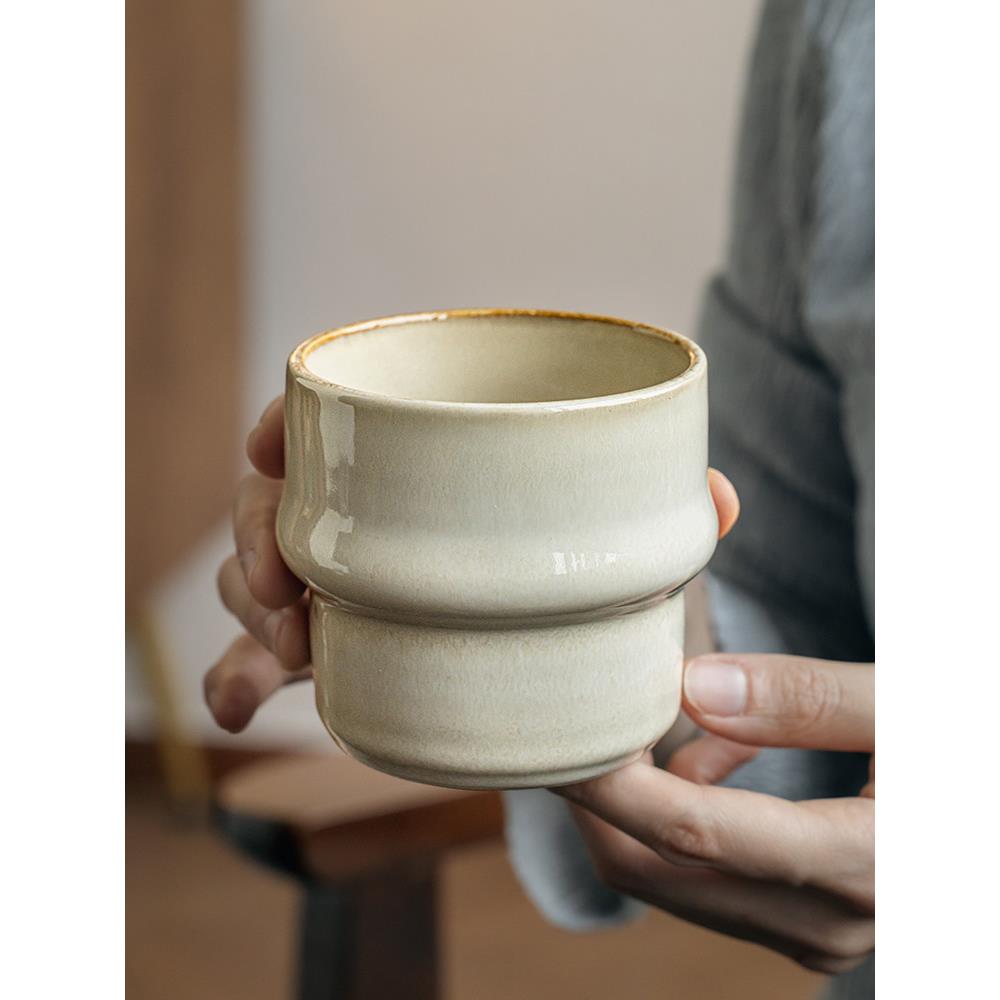 巷子尾〖特色葫芦造型〗覆古怀旧陶瓷无把杯茶杯日式手握杯清酒杯