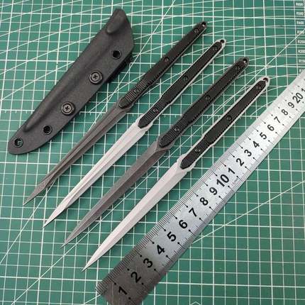 未开 刃一体440C不锈钢多功能撬茶工具创意茶刀茶针茶锥破冰锥工