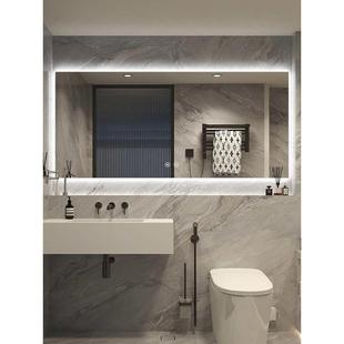 智能室镜子挂镜墙卫生间触屏LED带灯梳F875SJH6妆厕所洗漱浴台除