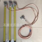 高压路接地带8375.5米接地线A主线 10型高压接地线带接地棒短棒