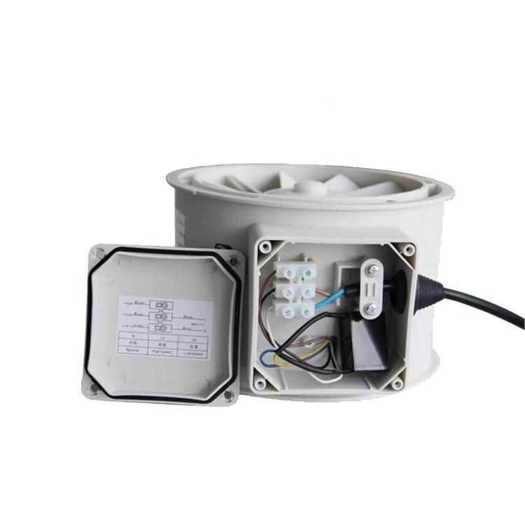 T1抽00E斜DOC流D道增压管风机8寸换气扇风机TD150大功率80W管道风