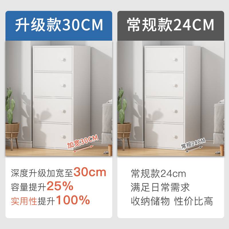 书柜客厅靠墙带门柜子卧室储物收纳柜现代简约办公室简易落地书架
