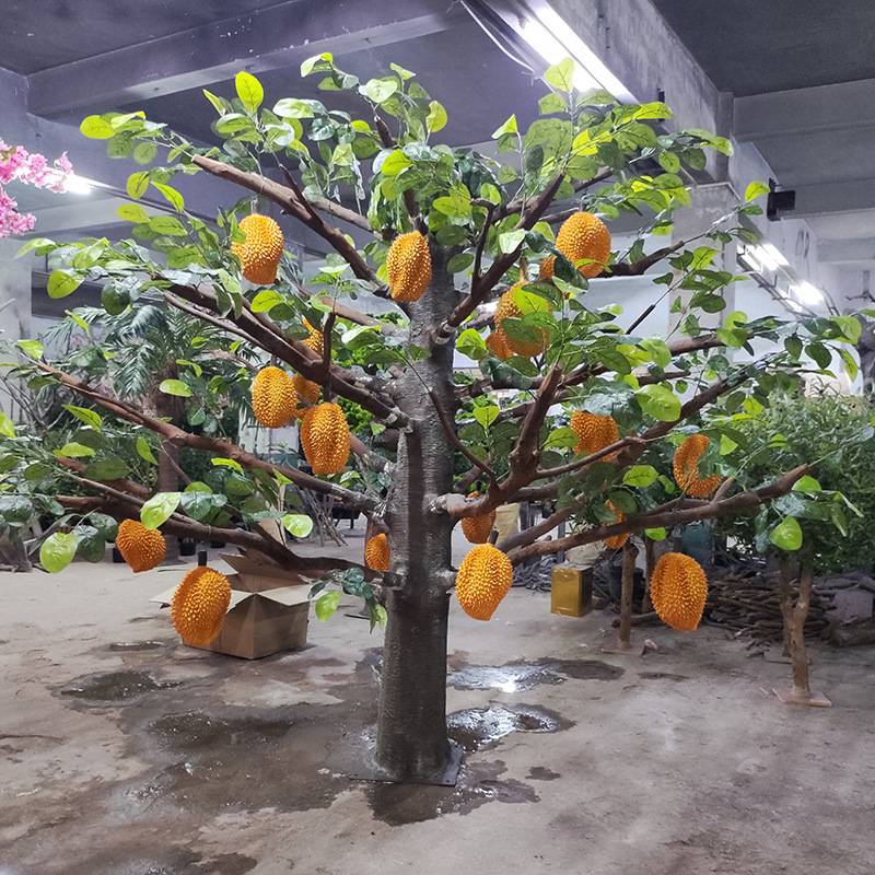 仿真榴莲树大型商场景区人造景观装饰假树影视假道具仿真菠萝蜜树