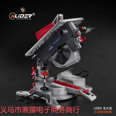 力台得多能复式锯一机两用机台式切割铝机台锯木门功脚线多功388