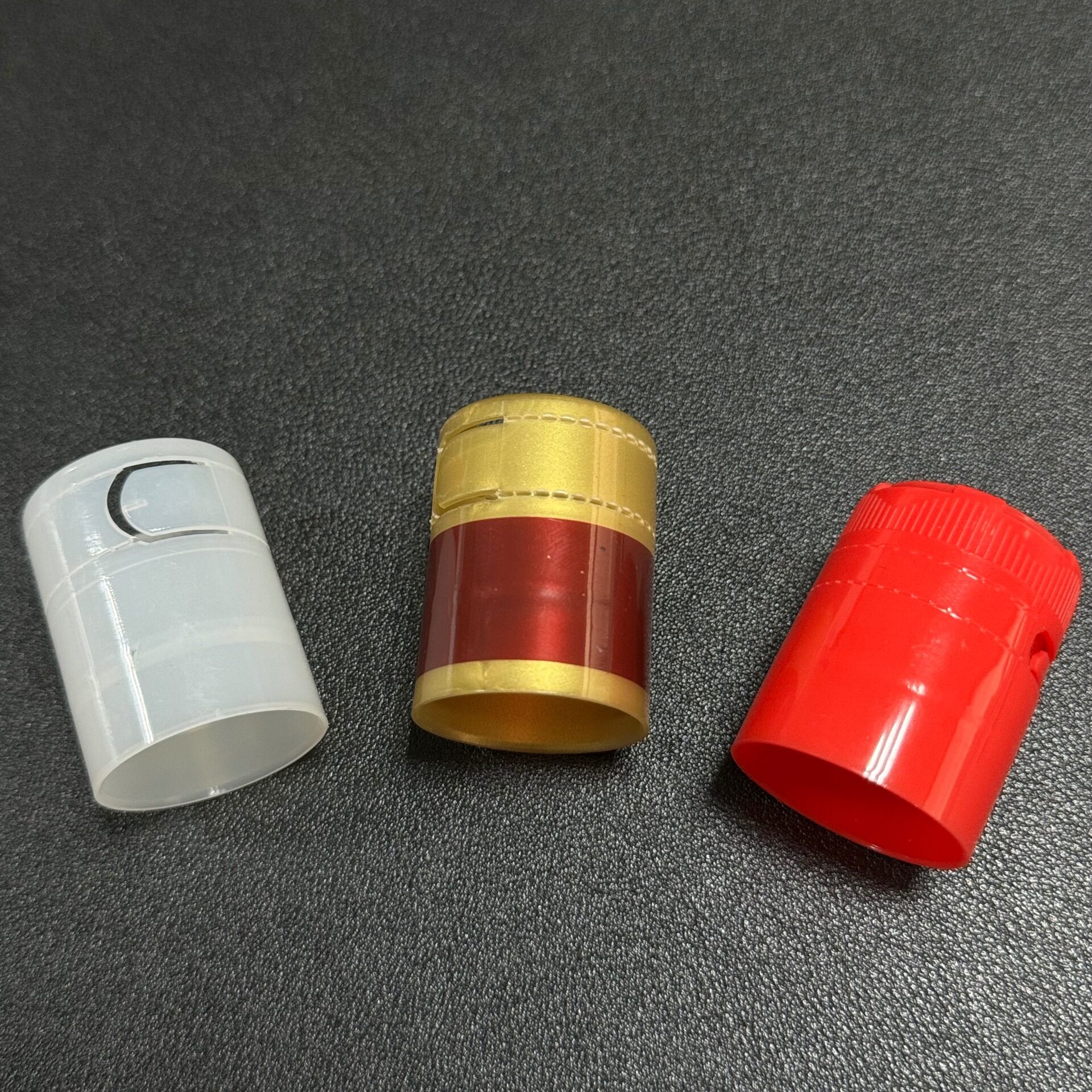半自动酒盖切环机 玻璃瓶酒瓶盖切口机 两层防盗圈塑料盖切环机