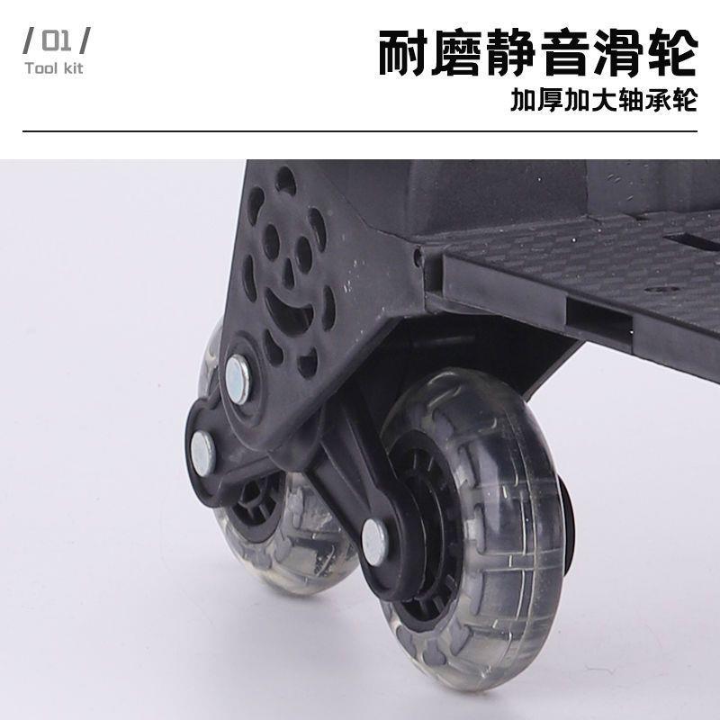 电工胶工具包带轮拉杆式单能肩斜跨手提多功容量耐OGC磨大塑底工