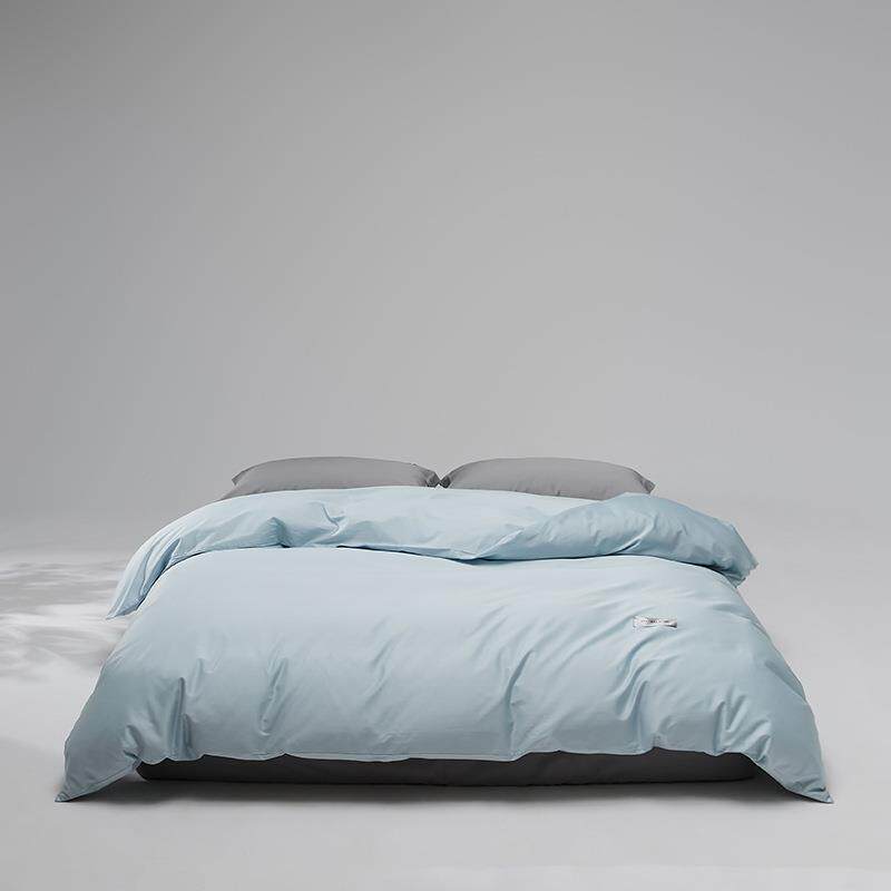 酒店新品100支QOH长绒棉品被套纯棉单人1.5纯色双人2风1单.8米.0