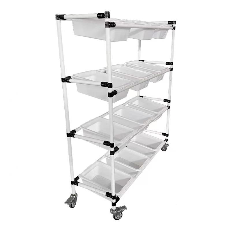 拣货仓库流货推车物快配递理货车手推车车播种墙拣MVC选车电商分