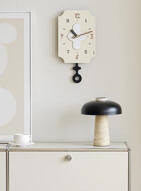 wozoo屋准打免孔客厅挂钟表现代简约OJC202m5用新款家中古风创意