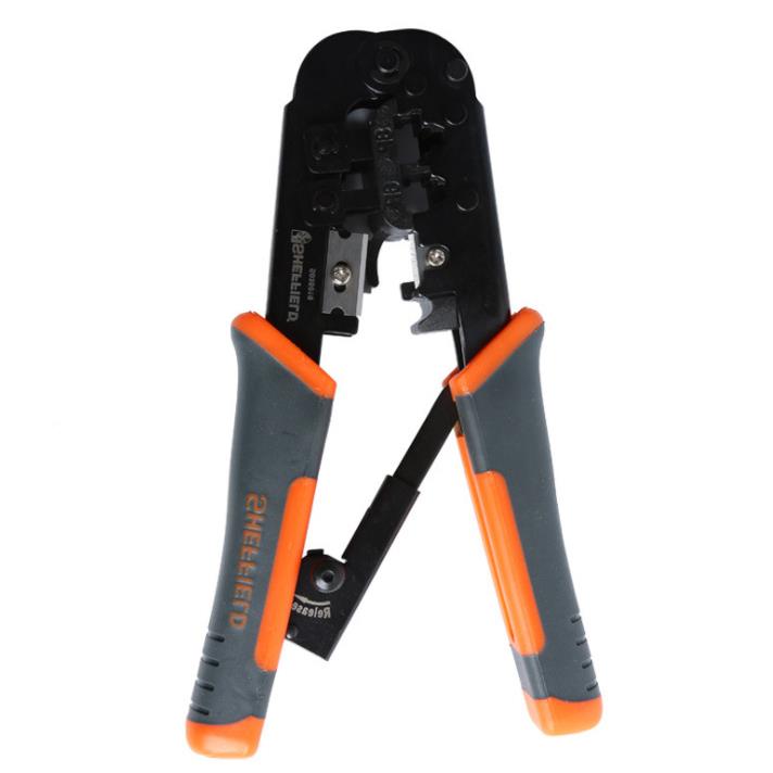 钢盾S035/0196接网线钳剥线钳端子电讯头压JBP接钳P8P网络钳