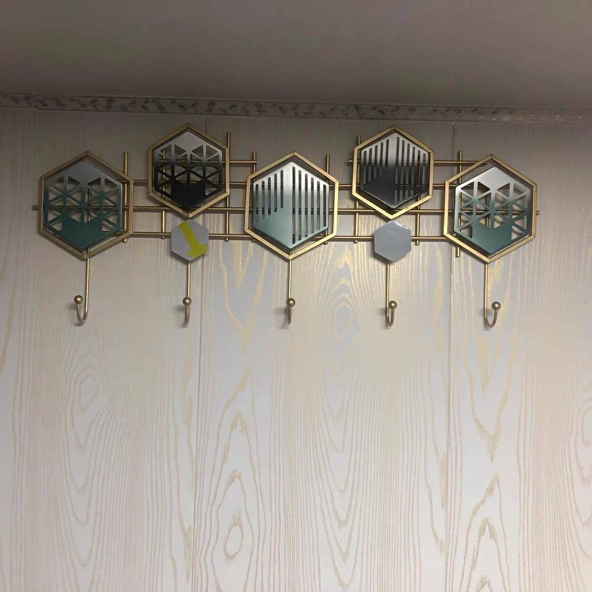 后进门玄关钥匙挂钩收纳架门创挂衣HEC钩客厅装时饰衣帽挂钩尚意