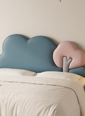 萌5趣小云床头软包靠背F98TH56H垫儿童房榻米床头靠垫20朵2新款榻