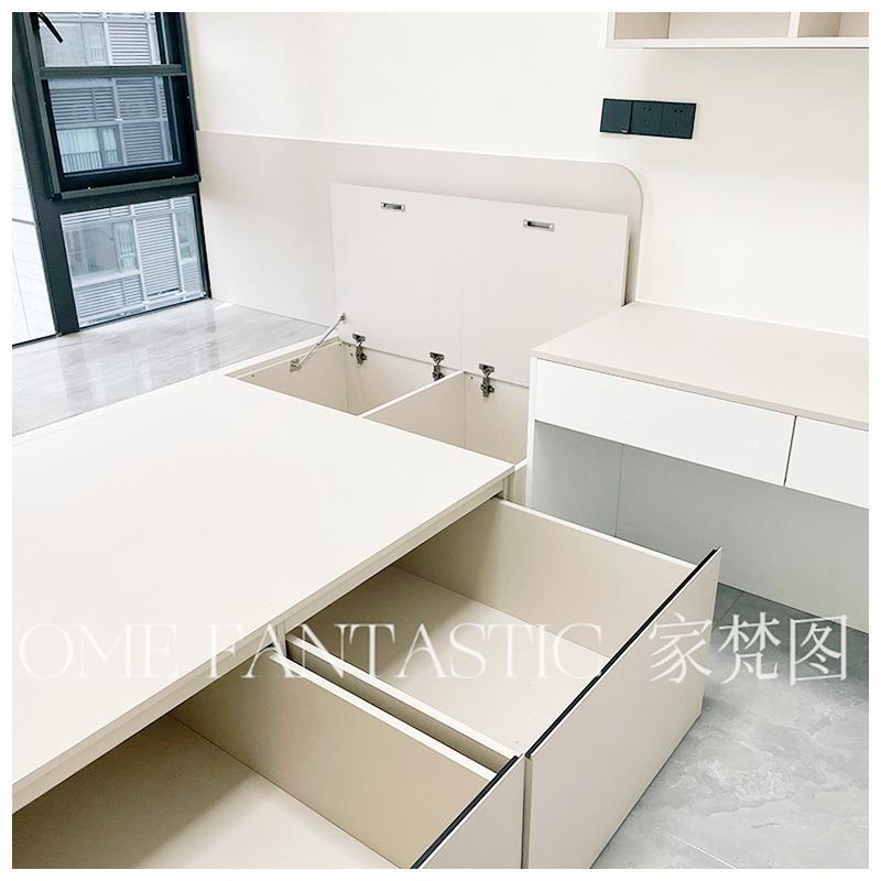 现简约无醛衣柜新柜-中式梳妆台电视玄关榻榻米意代式极简整体家