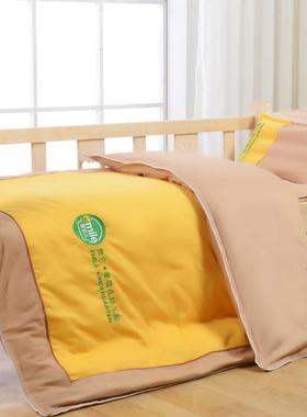 源CTQ头厂家幼园棉被纯棉卡子通被睡子可绣字午儿幼儿园被六件套