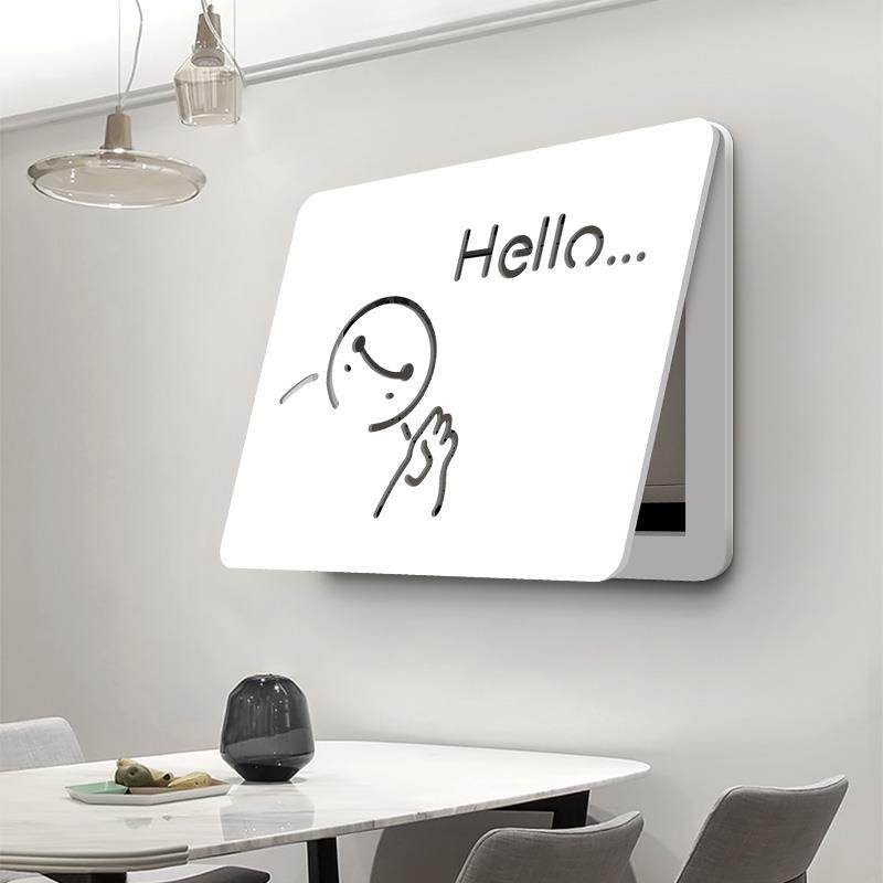 现代无品牌/简约电箱表信箱装挂饰画弱电箱盖板电闸遮挡多媒体号