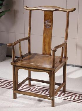 厂家古风椅喝SDGE9088茶新式家实椅木圈茶桌椅子茶楼中饭店主人围