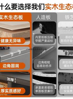 XJL中古风书莱克格子柜柜黑色九格沙柜客厅发边柜卡隔断柜实用储