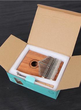 拇指琴卡林巴17音手指钢琴初者入便携式乐器kailmba手学门CKT指琴