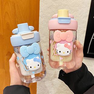 学生吸管女生杯子高颜值可爱in情侣款 水杯夏季 双饮in高级吸管杯