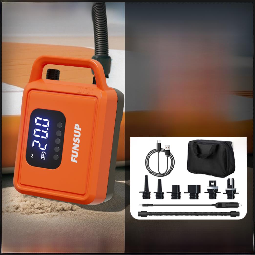FUNSUP桨板电动充气泵冲浪板浆板皮画艇橡皮艇冲锋舟12V车载露营