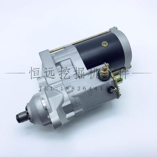 适用小松挖掘机PC200/220-6-7 240-8起动马达6D102/107启动机 KST