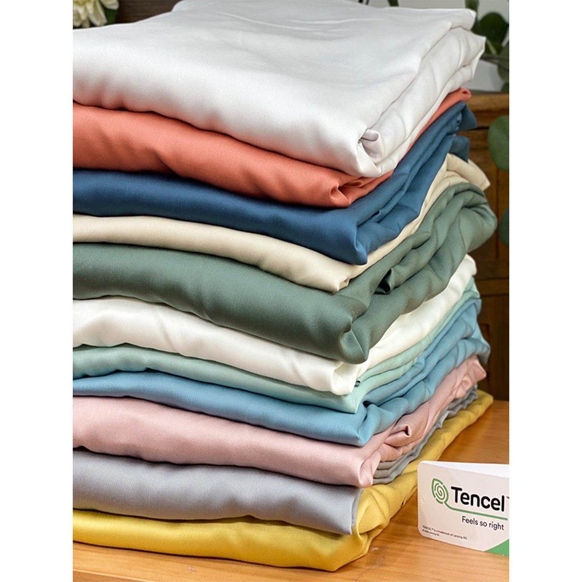 可定制凉感100支兰精天丝床笠单件 夏季丝滑裸睡纯色冰丝床罩被套,床上用品,床笠,淘宝优惠券,粉丝福利购,淘宝优惠卷