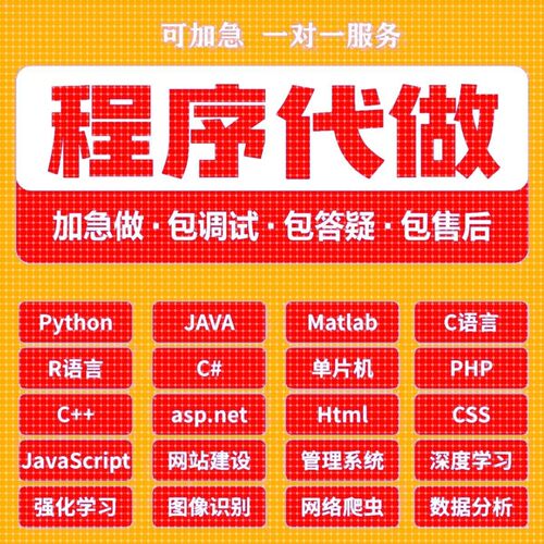 计算机Java代码编写C语言程序Python代编qt设计C++代做C#开发安卓