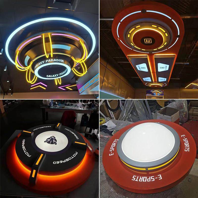 电玩城造型吊灯潮玩馆电竞酒店网咖模组灯台球室氛围灯KTV模块灯,家装灯饰光源,商用吊灯,淘宝优惠券,粉丝福利购,淘宝优惠卷