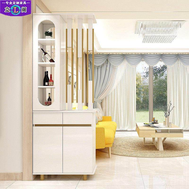 北欧双面烤漆多功能屏风入户隔断现代框架客厅玄关简约装饰柜定制,住宅家具,门厅/玄关柜/玄关架,淘宝优惠券,粉丝福利购,淘宝优惠卷