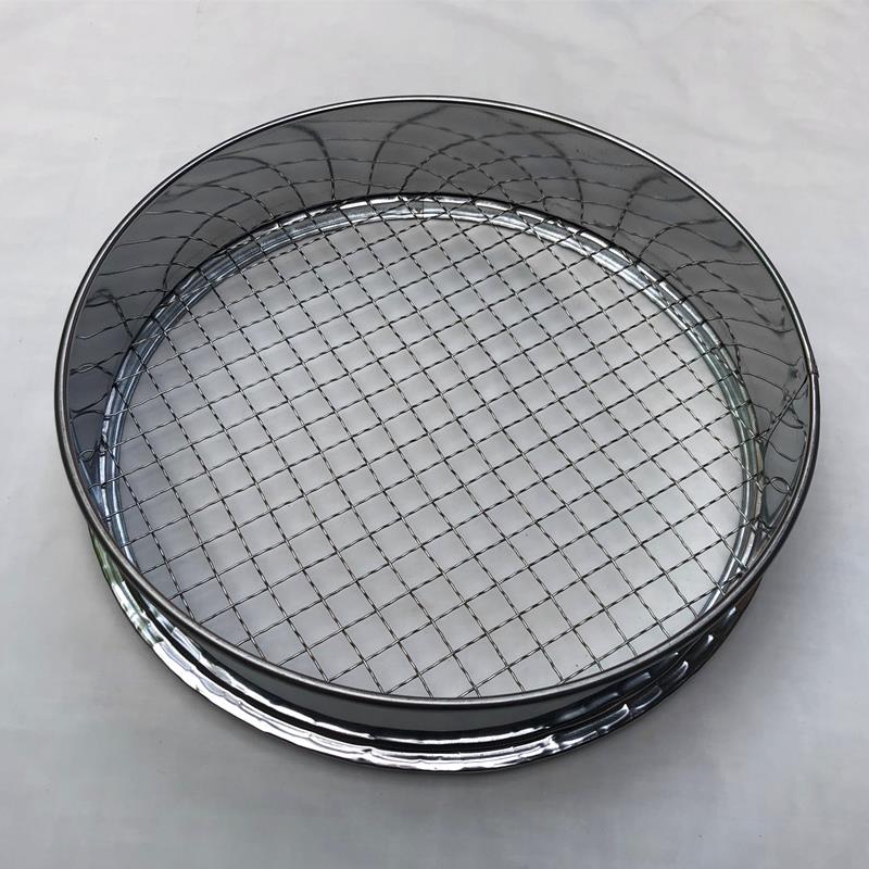 大孔筛子不锈钢筛网2 3 4 5 6 8 10目过滤颗粒筛标准分样筛土壤筛