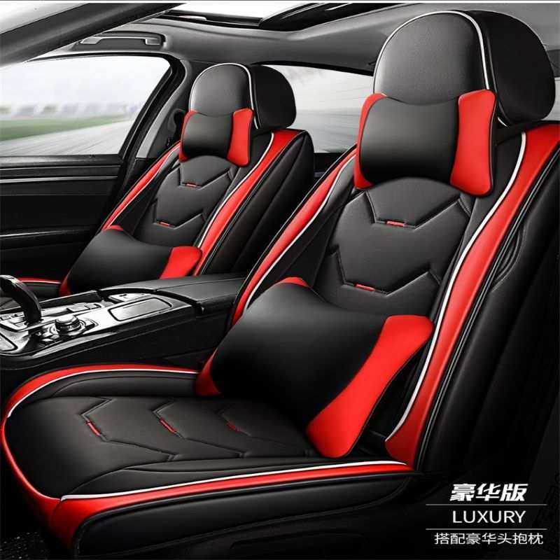 跨境 全包坐垫四季3D全包围汽车座套全皮轿车车坐垫套一件代发